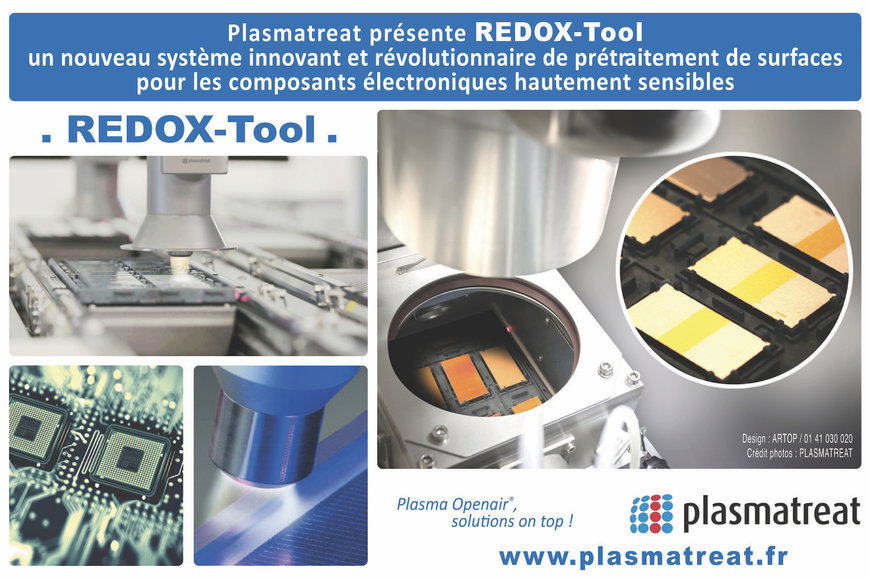 Plasmatreat a présenté le REDOX-Tool, un système de prétraitement de surface révolutionnaire